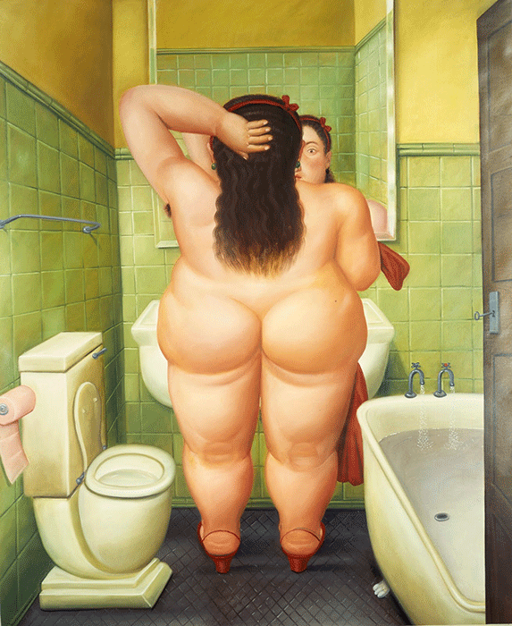 費爾南多·博特羅，《洗澡》, 1989年作