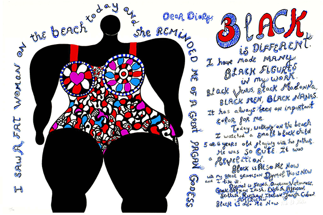Niki de Saint Phalle, Black is Different, 1994