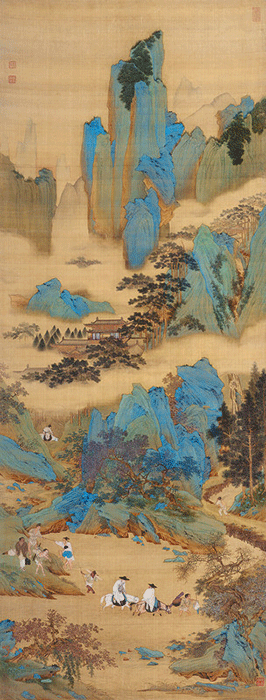 Qiu Ying, The Emperor Guangwu Fording a River, circa. 1534–42, Collection of the National Gallery of Canada, Ottawa. Photo courtesy National Gallery of Canada, Ottawa