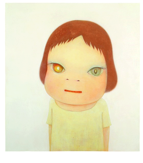 奈良美智，《失踪：當女孩遇見男孩》，2005年。廣島市當代美術館收藏© Yoshitomo Nara
