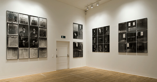 Installation shot of Room 4, Gilbert and George Major exhibiton, 2007, Tate Modern.  Image: © Tate.