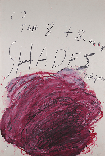 Cy Twombly, Drawing for Fifty Days at Iliam, 1978, paint stick and graphite on paper. © Philadelphia Museum of Art / Gift (exchange) of Samuel S White 3rd & Vera White, 1989 / Bridgeman Images © Cy Twombly Foundation