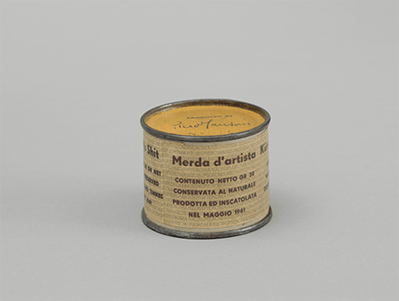 Piero Manzoni, Artist's Shit No. 014, 1961. The Museum of Modern Art, New York. Digital Image © The Museum of Modern Art/Licensed by SCALA / Art Resource, NY. © 2021 Artists Rights Society (ARS), New York / SIAE, Rome